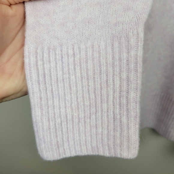 Aerie Unreal Sweater in Lavender Dawn Size S Oversized Drop-Shoulder Cozy Comfy - Picture 7 of 10